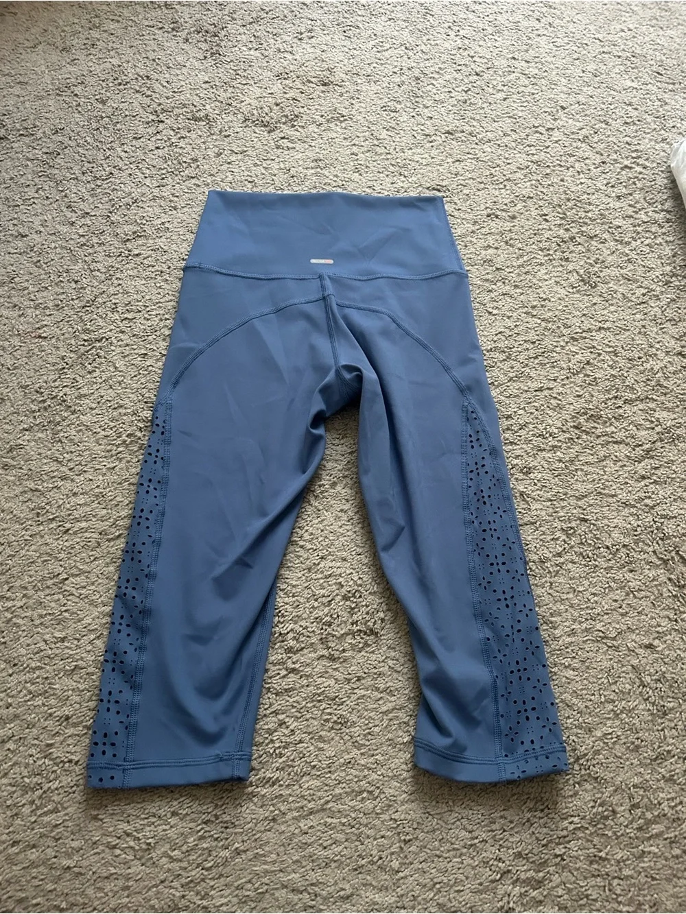Aerie High-Waist Performance Capri Leggings - Blue